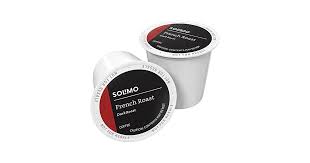 Photo 1 of 100 Ct. Solimo Dark Roast Coffee Pods (French Roast) 