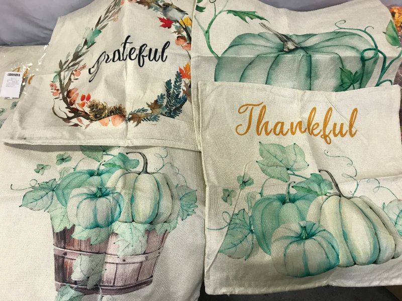 Photo 1 of 2 PACKS OF FALL THROW PILLOW COVERS 18x18 INCH SET OF 4 