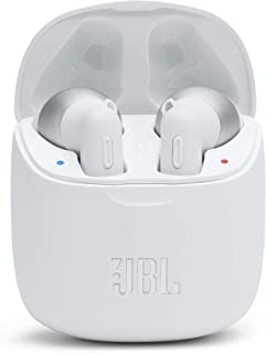 Photo 1 of JBL Tune 225TWS True Wireless Earbud Headphones - JBL Pure Bass Sound, Bluetooth, 25H Battery, Dual Connect, Native Voice Assistant (White)