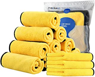 Photo 1 of  Microfiber Cleaning Cloths Professional Microfiber Drying Towel for Car Cleaning Highly Absorbent & Lint-Free (Pack of 13)