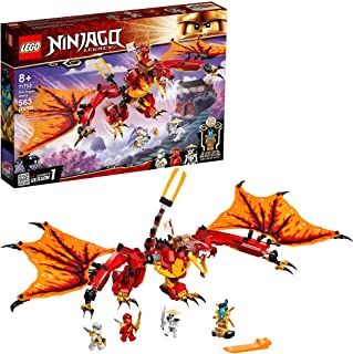 Photo 1 of LEGO NINJAGO Legacy Fire Dragon Attack 71753 Ninja Playset Building Kit, Featuring a Flying Dragon Toy; New 2021 (563 Pieces)