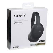 Photo 1 of Sony Noise Cancelling Headphones WHCH710N: Wireless Bluetooth Over the Ear Headset with Mic for Phone-Call, Black