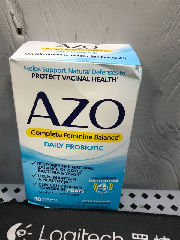 Photo 2 of AZO Complete Feminine Balance, Daily Probiotic for Women, Supports Vaginal Health - 30ct