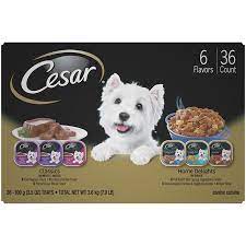 Photo 1 of (36 Pack) CESAR Wet Dog Food HOME DELIGHTS & Classic Loaf in Sauce Variety Pack, 3.5 oz. Easy Peel Trays
