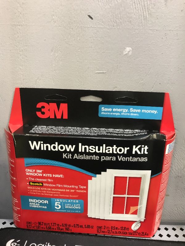 Photo 1 of 3m Indoor Window Insulator Kit - 5 pack