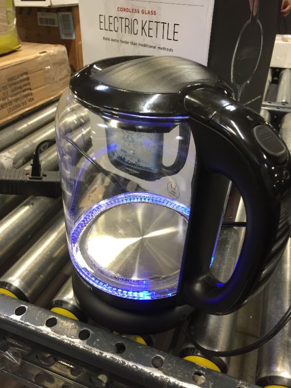 Photo 1 of Chefman 1.7 Liter Electric Programmable Glass Tea Kettle