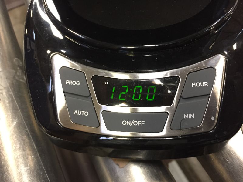 Photo 2 of Black+Decker CM1160B 12-Cup Programmable Coffee Maker, Black/Stainless Steel
