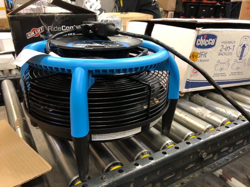 Photo 3 of Dri-Eaz Dri-Pod Pro Omnidirectional Floor, Carpet Dryer, Dry Cabinets Cars, Boats and RVs, Ventilates, F451, Item 121657, Durable, Lightweight, Blue/Black