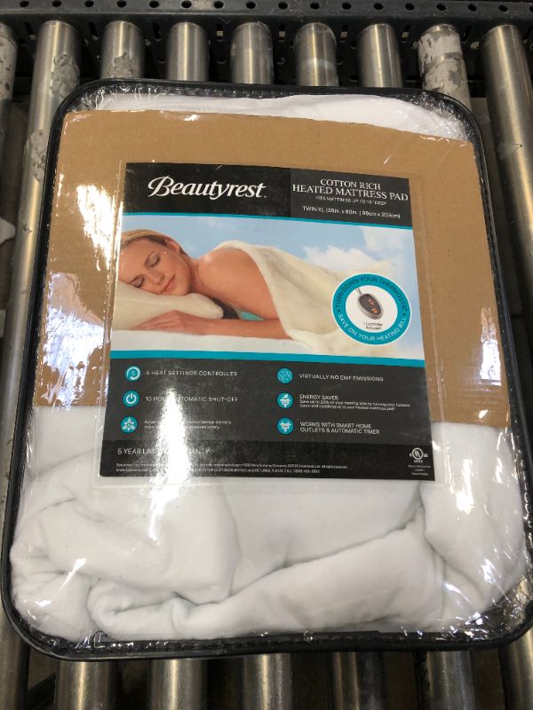 Photo 2 of Cotton Blend Heated Mattress Pad - Beautyrest