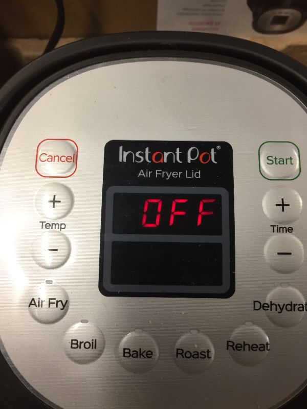 Photo 1 of Instant Pot 6 Quart Air Fryer Lid