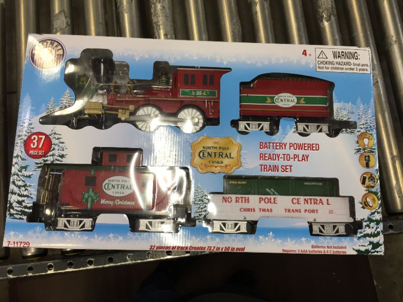 Photo 2 of Lionel Trains North Pole Central Ready to Play Battery Power Christmas Train Set