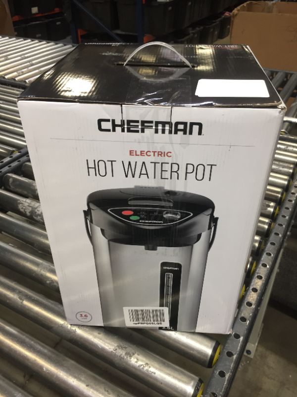 Photo 5 of Chefman Electric Hot Water Pot Urn W/ Auto Manual Dispense Safety Lock 3.6L
