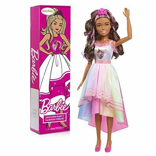 Photo 1 of Barbie 28-inch Best Unicorn Party Fashion Friend Doll Brown Hair Just Play
