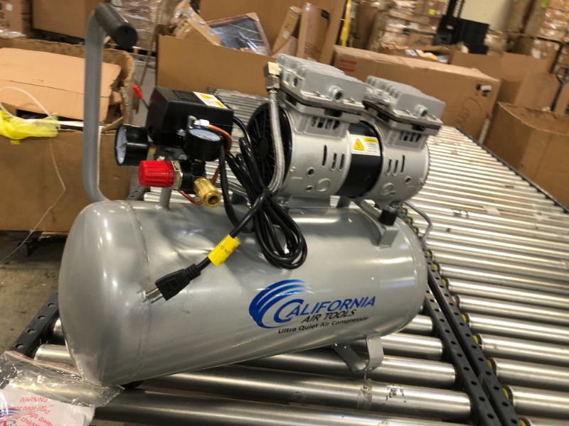 Photo 2 of California Air Tools 8010 Ultra Quiet & Oil-Free 1.0 Hp, 8.0 Gal. Steel Tank Air Compressor