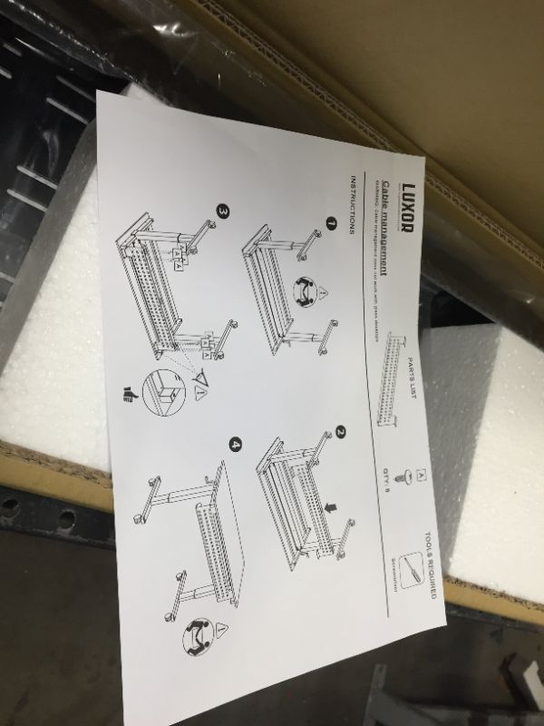 Photo 3 of Under Desk Cable Management Tray - 51" Length Black Horizontal Computer Cord Raceway and Modesty Panel (FOR 60" W Desks)