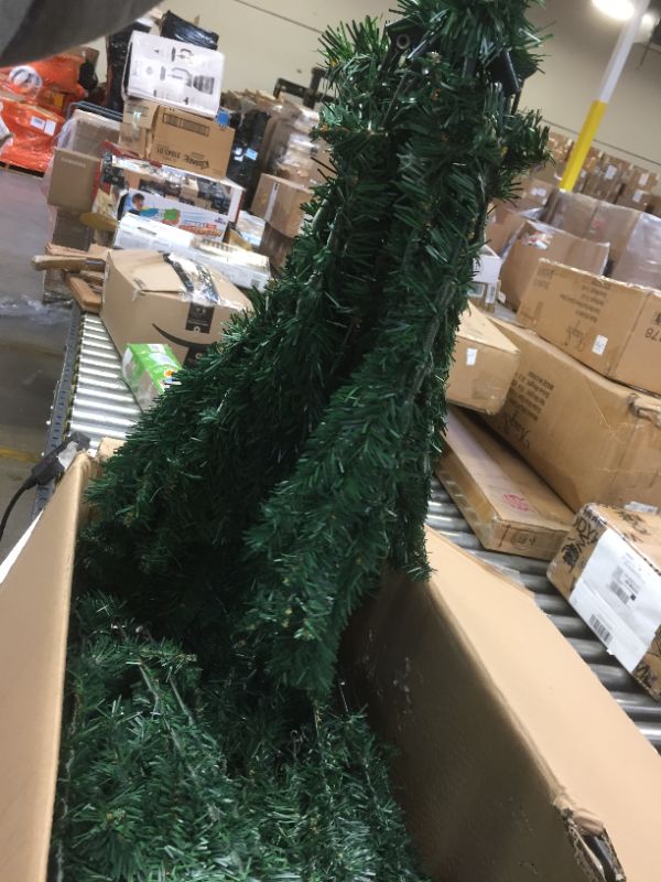 Photo 3 of Christmas Trees, KINGSO Artificial Christmas Tree 9ft Holiday Christmas Tree for Home Office Party Decoration 2800 Branch Tips with Metal Foldable Stand, Green, Arbol de Navidad
