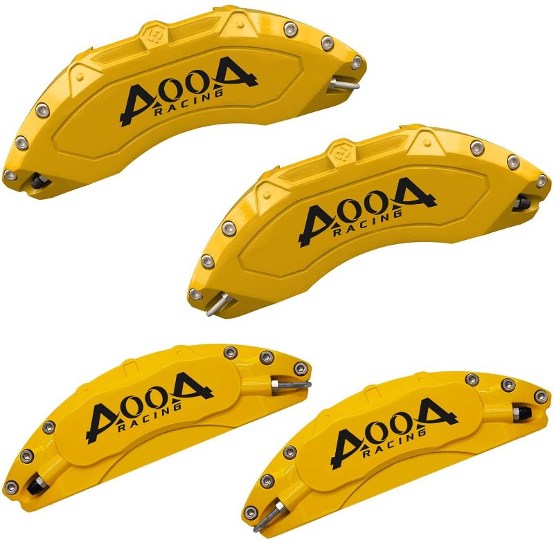 Photo 1 of AOOA Caliper Covers Yellow Brake and Black Characters Covers Fits Dodge Durango ?set of 4?

