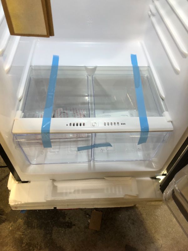 Photo 3 of 10.1 cu. ft. Top Freezer Refrigerator in Platinum Steel
