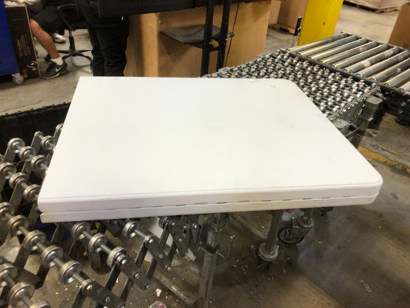 Photo 1 of 6' Folding Banquet Table Off-White - Plastic Dev Group
