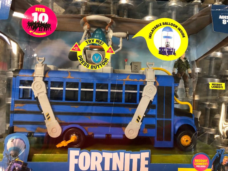 Photo 2 of Fortnite Battle Bus Deluxe Vehicle
