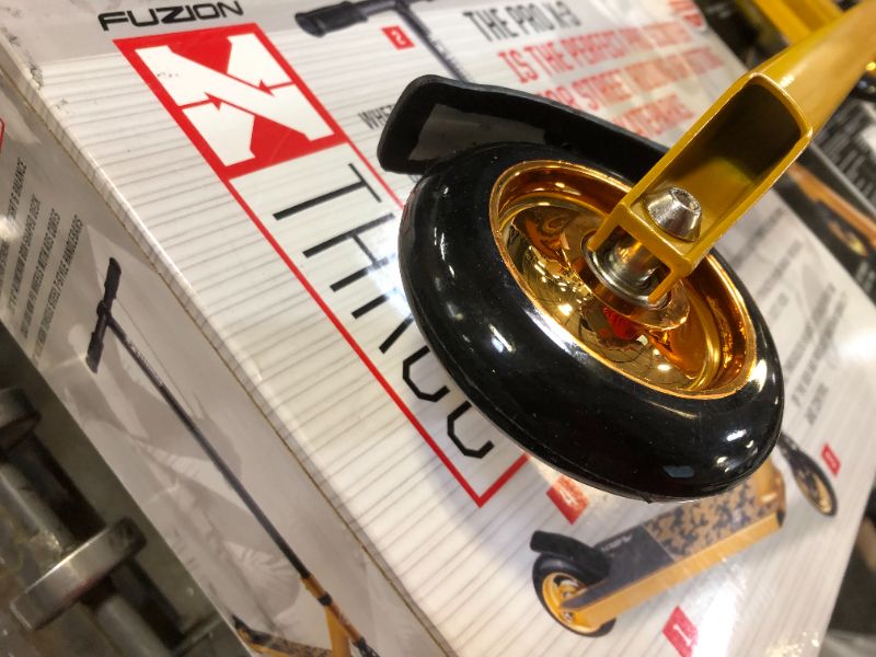 Photo 3 of Fuzion Gold Pro X-3 2 Wheel Scooter - Gold
