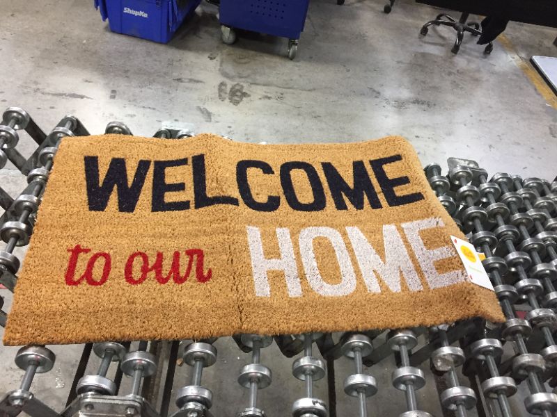 Photo 2 of 1'6"x2'6" 'Welcome To Our Home' Doormat - Sun Squad™

