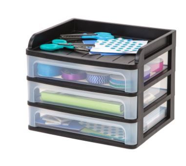 Photo 1 of 
IRIS USA Medium 3 Drawer Desktop Office Storage
