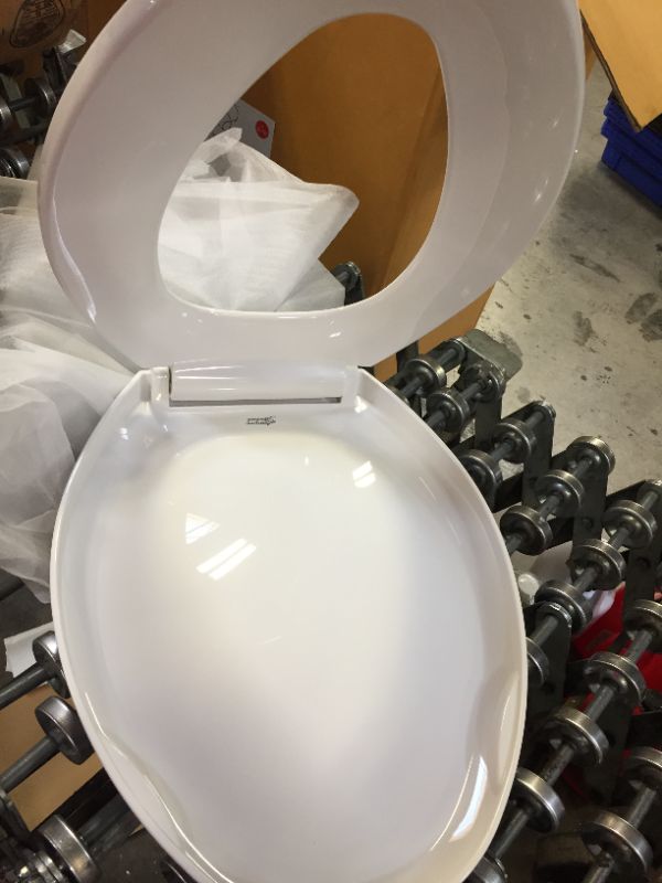 Photo 3 of American Standard Champion 4 Slow-Close Elongated Closed Front Toilet Seat in White
