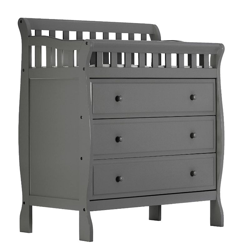 Photo 1 of Dream On Me, Marcus Changing Table and Dresser, Storm Grey
