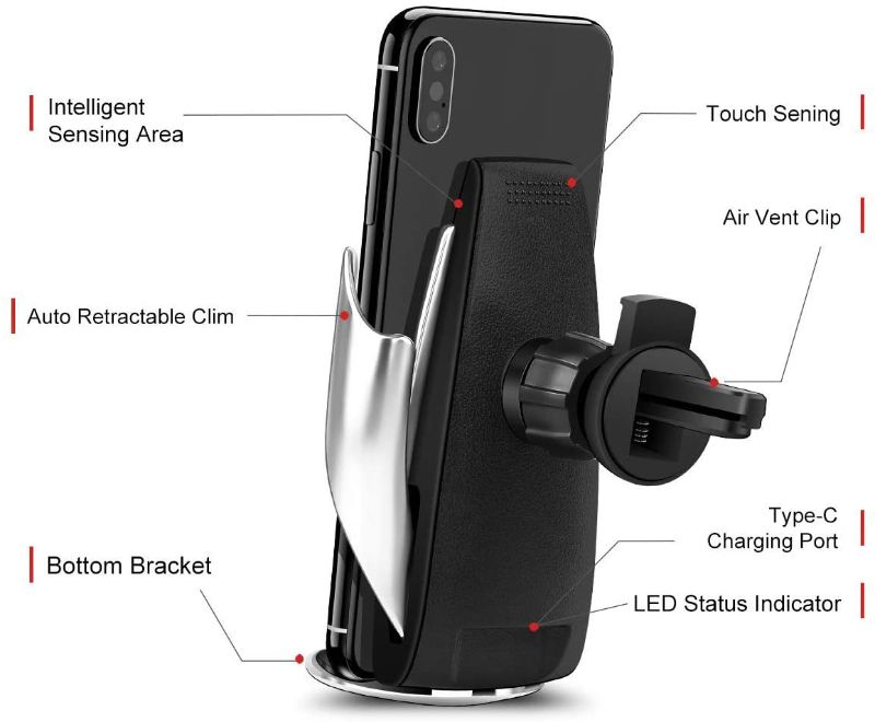 Photo 1 of Mancassy Car Phone Holder Compatible with iPhone Xs Max Xr X 8+++Factory Sealed