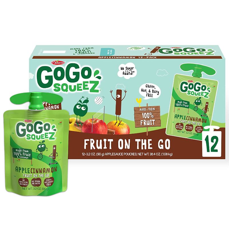 Photo 1 of Go Go Squeeze Applecinnamon 12 pack best by 01-2022