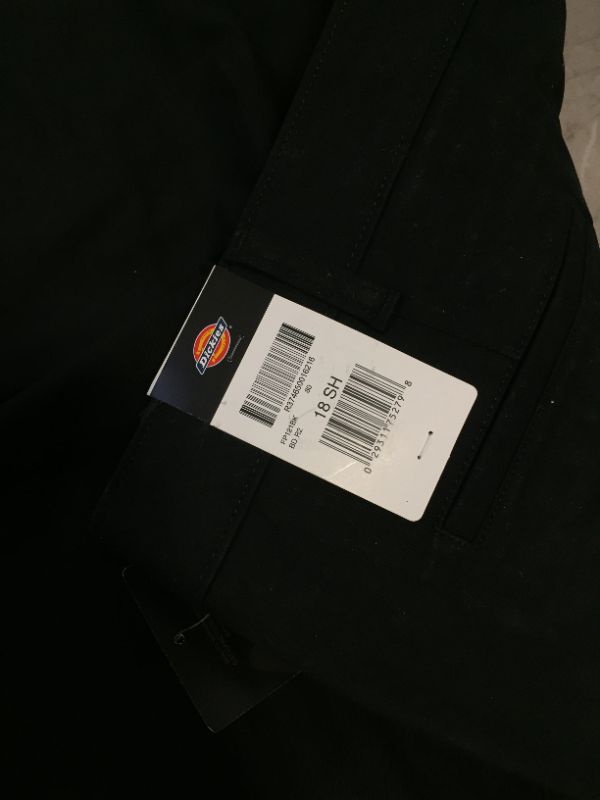 Photo 1 of Dickies FP121 Women's Slim Fit Boot Cut Stretch Twill Pant in Black Size Small | Cotton Blend
size 18SH