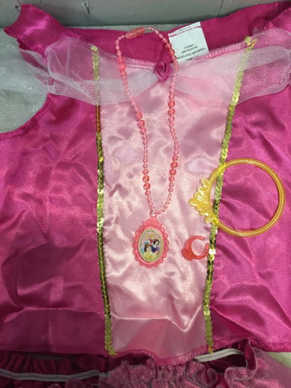 Photo 1 of Disney princess (aurora) top and skirt and accessories
size 4-6T

