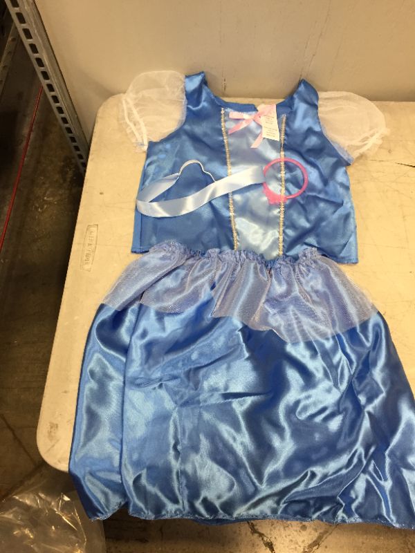Photo 1 of Disney princess (cinderella) top and skirt and accessories
size 4-6T 