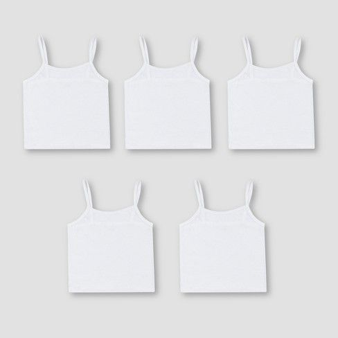 Photo 1 of Hanes Toddler Girls' 5pk Camisole 2T - 3T