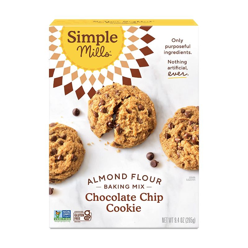 Photo 1 of 2 pack - Simple Mills Almond Flour Baking Mix, Gluten Free Chocolate Chip Cookie Dough Mix, Made with whole foods, (Packaging May Vary) (170967-71714)
exp - 12 - 29 - 21 