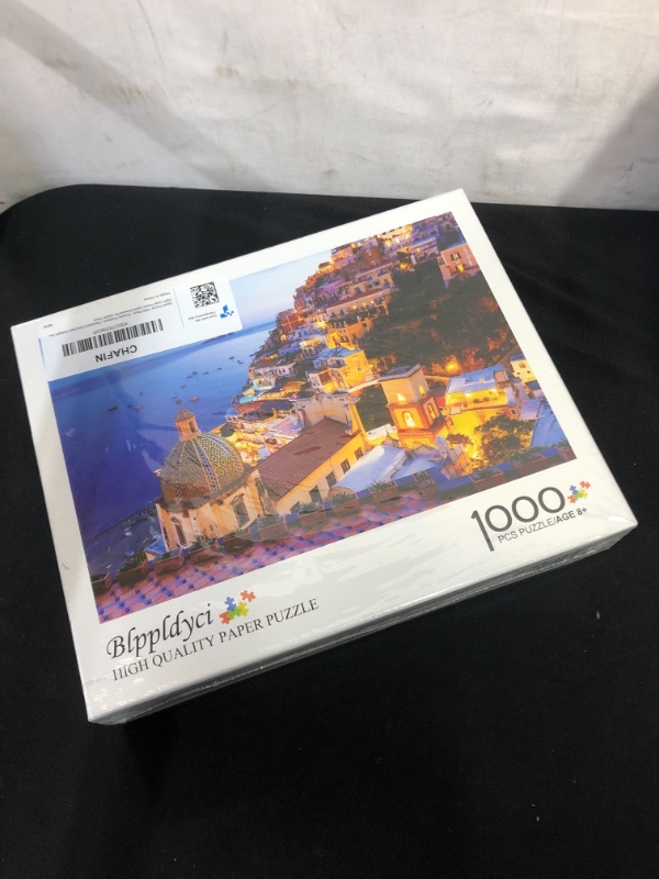 Photo 2 of 1000 Piece Jigsaw Puzzle - Dream Positano - Signature Collection Twilight Sea View Big Jigsaw Puzzle Art Game for Adult Teens

