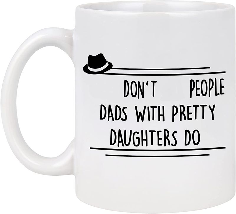 Photo 1 of 2 pack - Funny Dad Mugs from Daughter - Unique Gag Gifts for Dad from Daughter - Fathers Day Mug for Dad - Best Dad Gift for Birthday Christmas Thanksgiving 11 Oz
