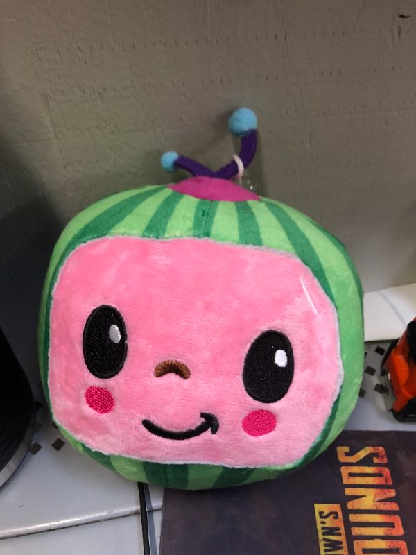 Photo 2 of JJ Coco-Melon Toys for Toddlers 1-3,Watermelon Education Plush Doll
