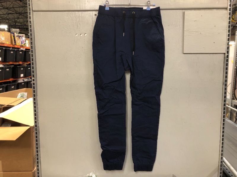 Photo 1 of Italy Morn Men's Navy Blue Chino Joggers (S)