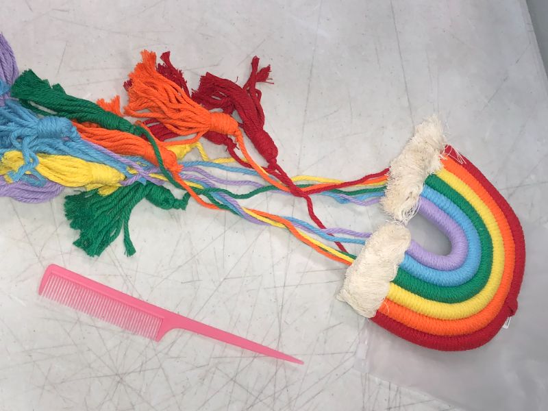 Photo 1 of DECORATIVE RAINBOW DREAMCATCHER ITEM AND COMB