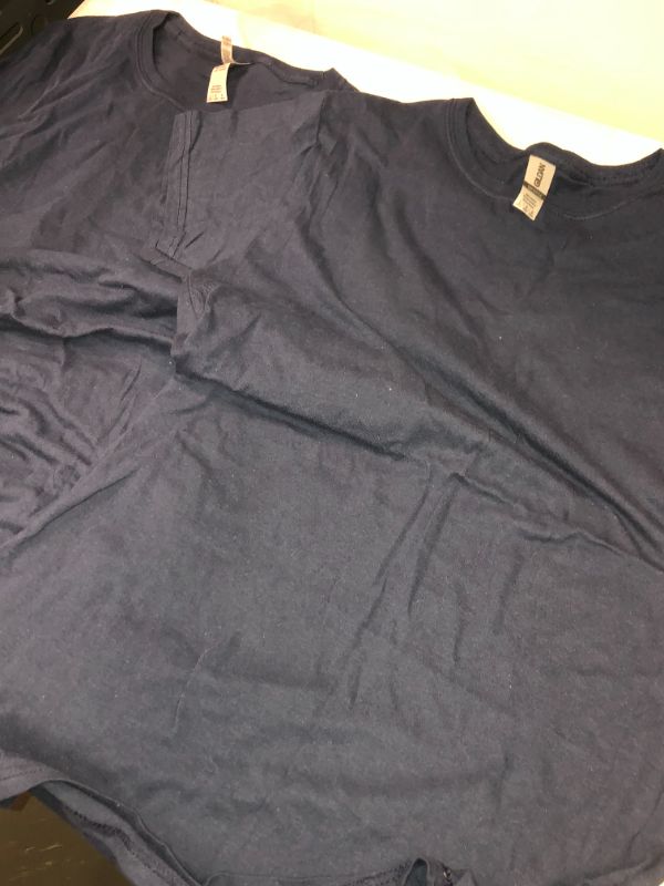 Photo 1 of MENS BLUE SHIRTS LARGE 2 PACK