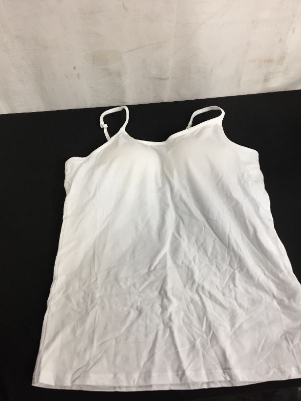Photo 1 of camisole with foam cups size 
size unknown (looks like a l/XL)