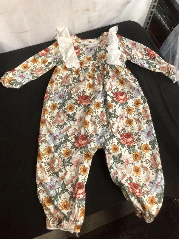 Photo 1 of LITTLE GIRL ONESIE FLORAL MULTICOLOR
SIZSE 2T