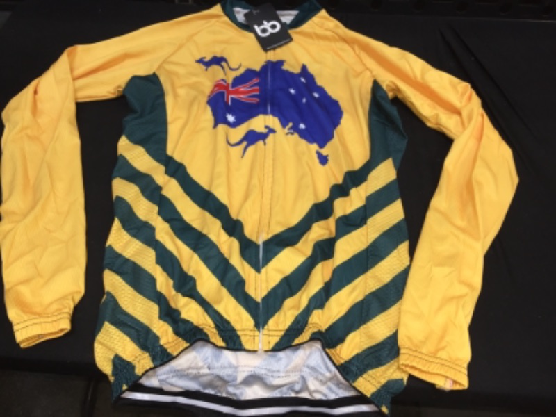 Photo 2 of Australia V5 Cycling Top Long Sleeved - Medium - Yellow 