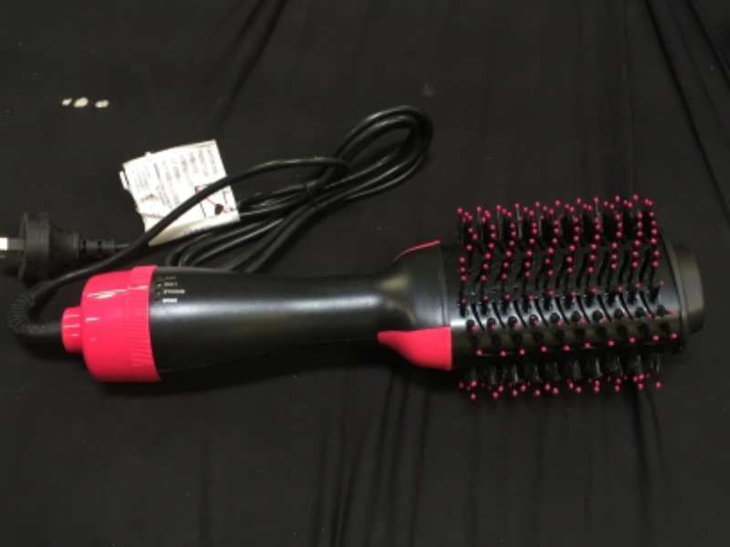 Photo 2 of  One-Step Hair Dryer And Volumizer Hot Air Brush, Black