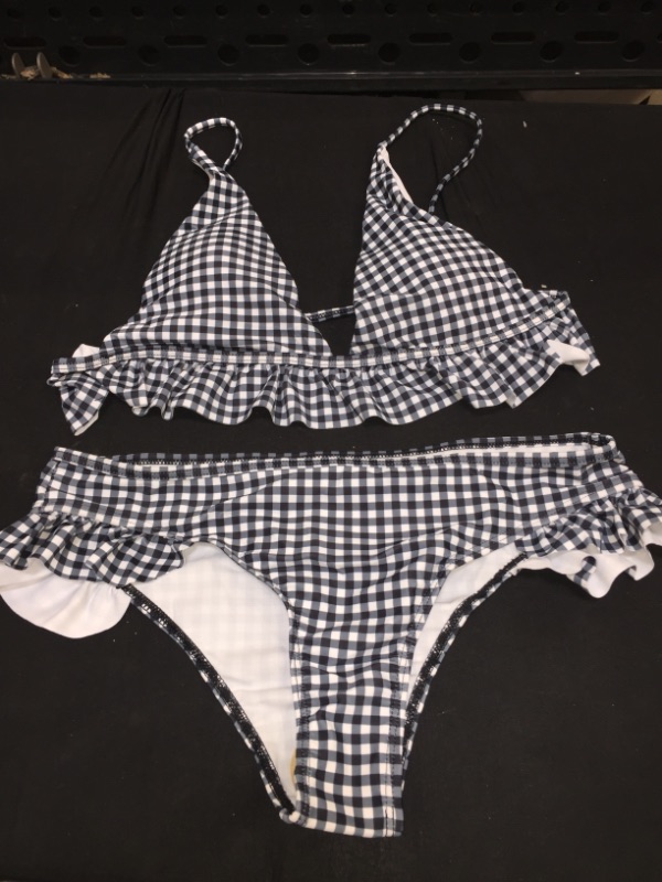 Photo 2 of 2 piece black flannel swimsuit - Xlarge 