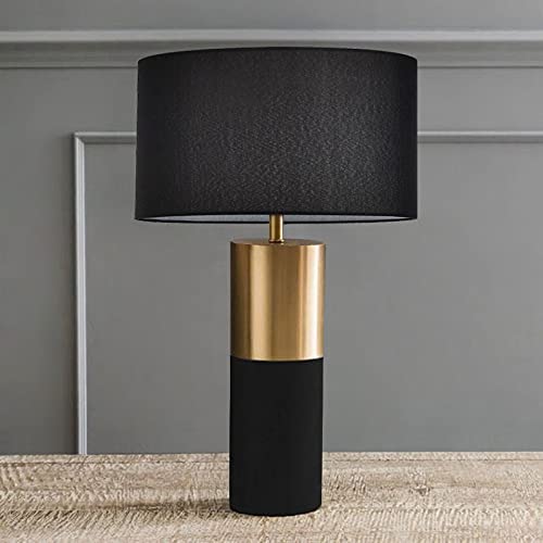 Photo 1 of MODIRNATION "Marmorian' Modern Table Lamp , Marble Base with Round Shade, Luxury Contemporary Lamp for Bedside Nightstand, Living Room, Bedroom, Home, Office or Hotel