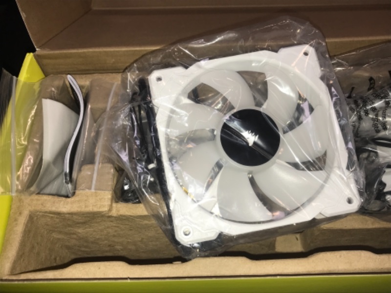 Photo 3 of Corsair iCUE --see notes-- H150i ELITE CAPELLIX Liquid CPU Cooler - White - 37 dB(A) Noise - Liquid Cooler Cooler - Magnetic Levitation