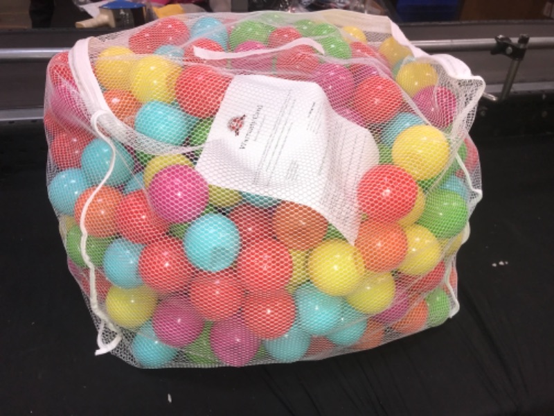 Photo 2 of BalanceFrom 23Inch Phthalate Free BPA Free NonToxic crush Proof Play Balls Pit Balls 6 Bright col